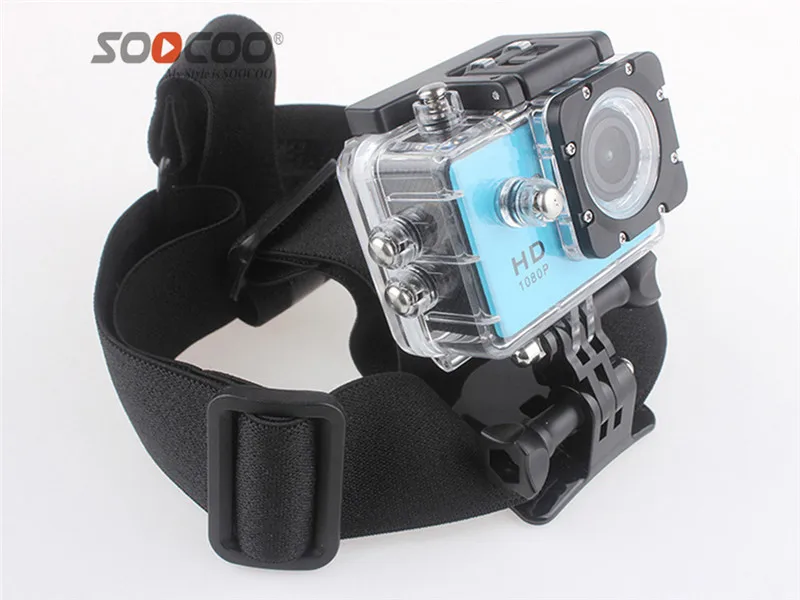 Ремень на голову для Gopro Эластичный регулируемый ремень с креплением