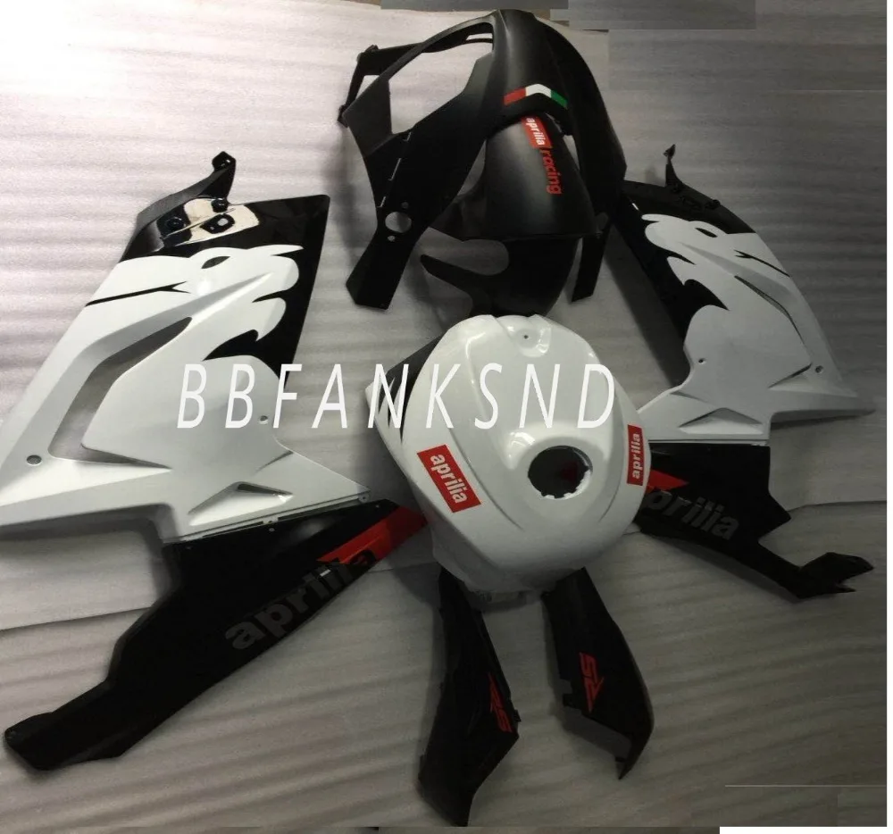 

Injection For Aprilia RS125 06 07 08 09 10 11 RS-125 Black white RSV125 RS4 RS 125 2006 2007 2008 2009 2010 2011 Fairing
