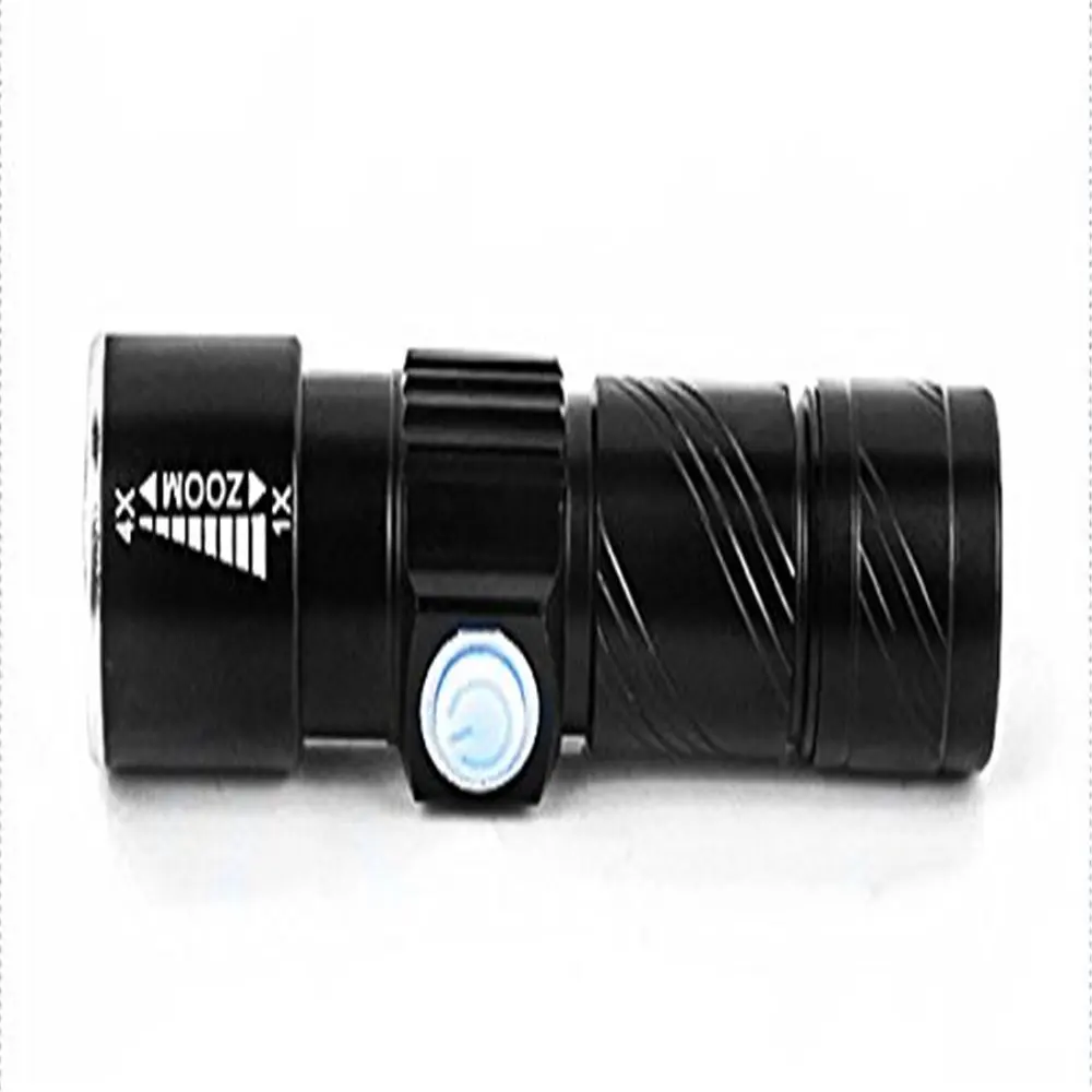 Мини светодиодный фонарик перезаряжаемый от USB регулируемый фокус