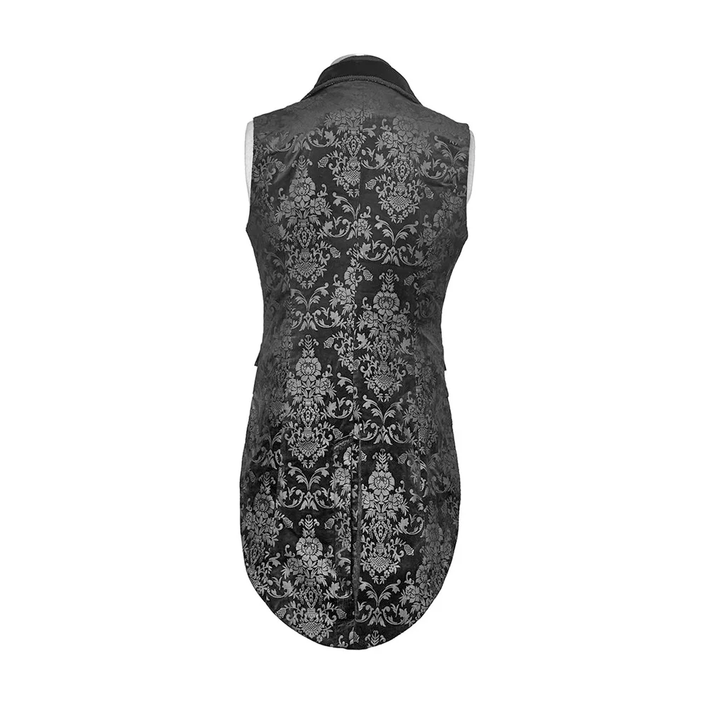 Новинка модный элегантный мужской жилет в стиле панк рейва викторианском