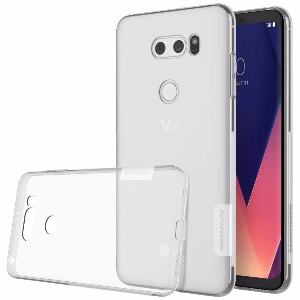 NILLKIN Ультратонкий Мягкий ТПУ для LG V30 прозрачный кристально чистый силиконовый чехол, чехол, сумка, чехол для LG V30, мобильный верхний чехол, дисплей