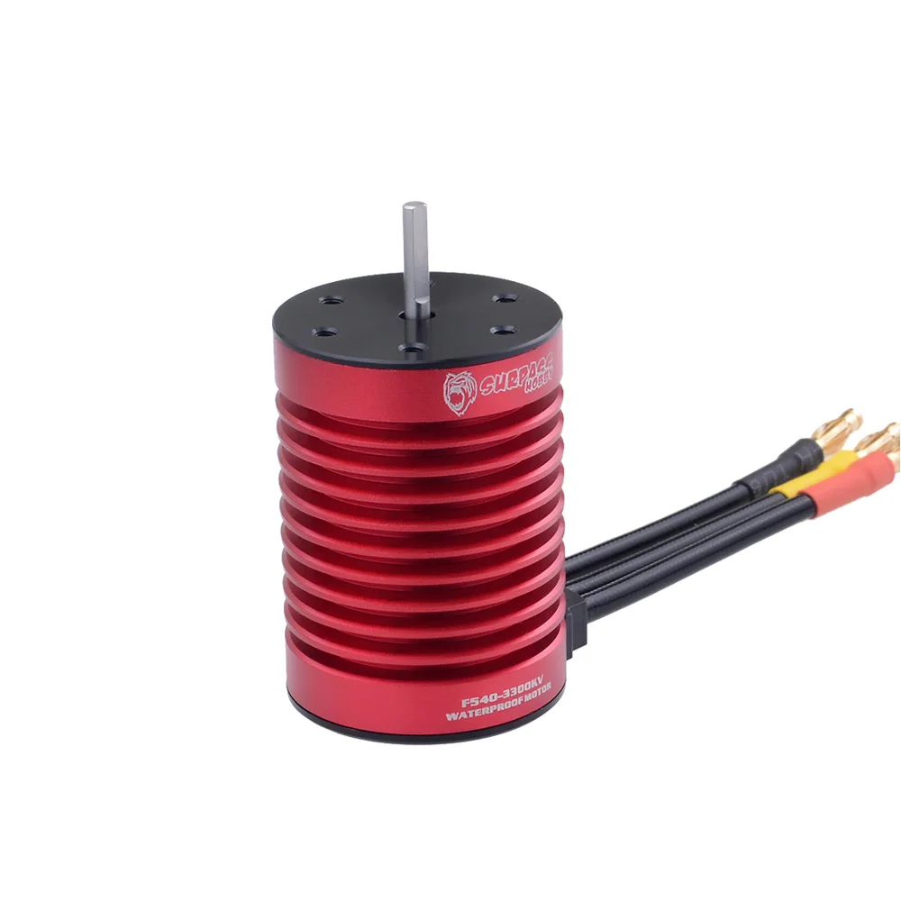 Motor sin escobillas SURPASSHOBBY F540 3300KV 3930KV 2S, impermeable, sin sensor, para 1:10 RC, coche de carreras deportivo plano-1