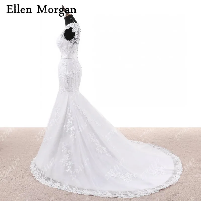 Сексуальные Длинные свадебные платья русалки 2019 элегантные реальные фотографии