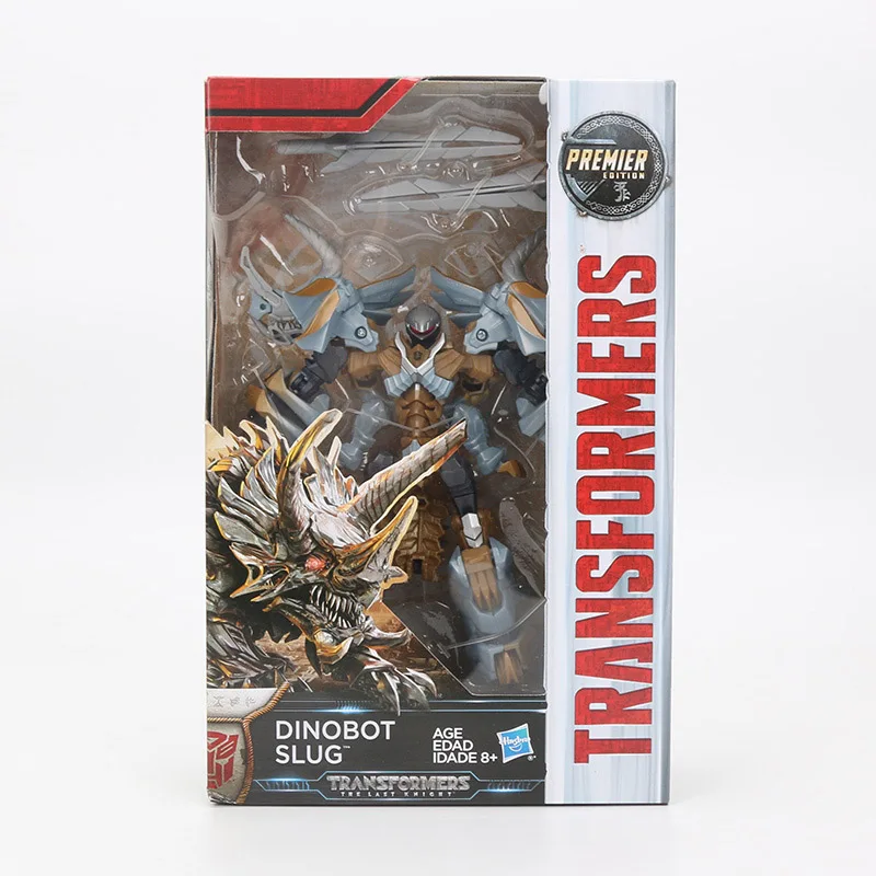 Трансформеры игрушки последний рыцарь Премиум Издание Steelbane Deluxe Dinobot Slug Autobot Sqweeks Фигурки Коллекция Модель - Цвет: dinobot slug