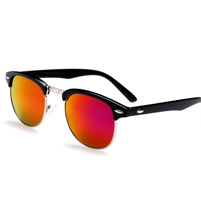 Dimshow Для мужчин ретро заклепки поляризационные Солнцезащитные очки для женщин 2016