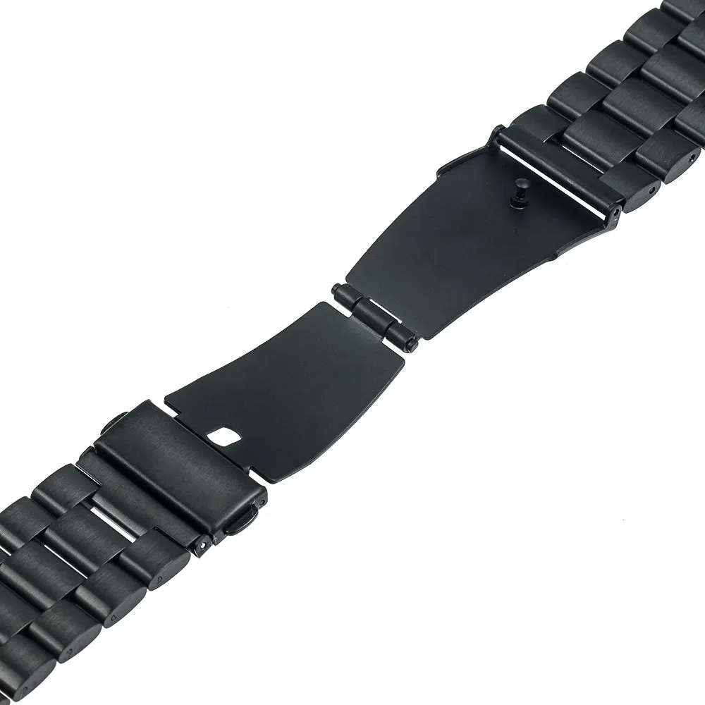 22 мм 24 мм ремешок из нержавеющей стали для часов 38 мм 42 мм iWatch Apple Watch ремешок браслет с адаптером связи черный, серебристый, золотой