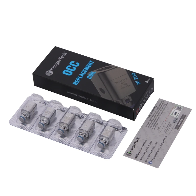 5 шт. катушки Kanger Subtank OCC Ni200 0 15 Ом катушка серии kangertech для электронной сигареты