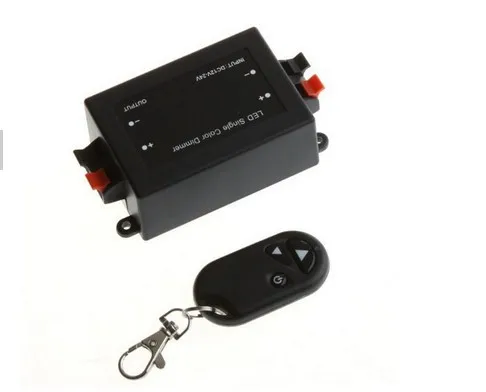 

500 комплектов новинка беспроводной 3-кнопочный пульт дистанционного светодиодный светодиодной лампой Одноцветный радиочастотный регулятор света 12-24 В 8A 500 компл./лот Самая низкая