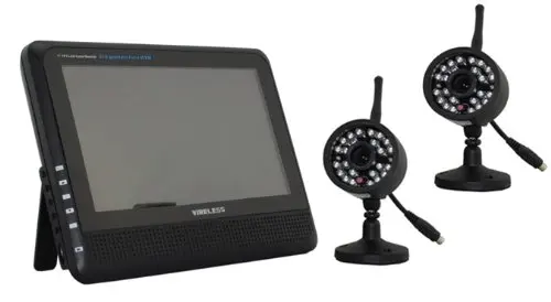 HBUDS цифровой Беспроводной DVR безопасности Системы SD карты Запись с 7 дюймов ЖК
