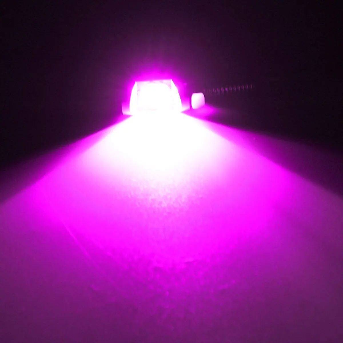 Розовый Универсальный 12V 2LED SMD мотоциклов автомобиля номерной знак на шурупе-болте светильник лампа заднего фонаря - Испускаемый цвет: Розовый