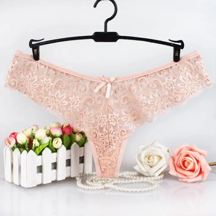 5PCS Sexy Underwear Transparent Thongs T-Back Women Panties Lace G-Strings Ladies Calcinha Tanga Lingerie | Женская одежда