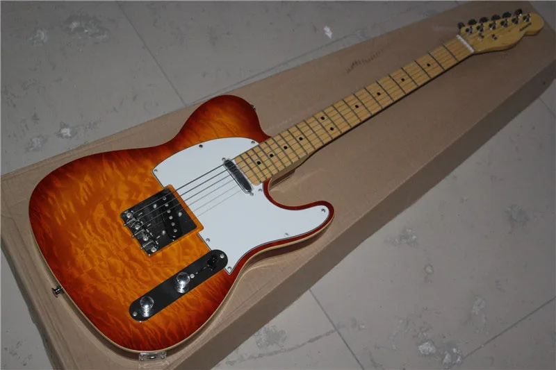 Заводская tl гитара sunburst пламя клен бесплатная доставка 1 2 | Спорт и развлечения