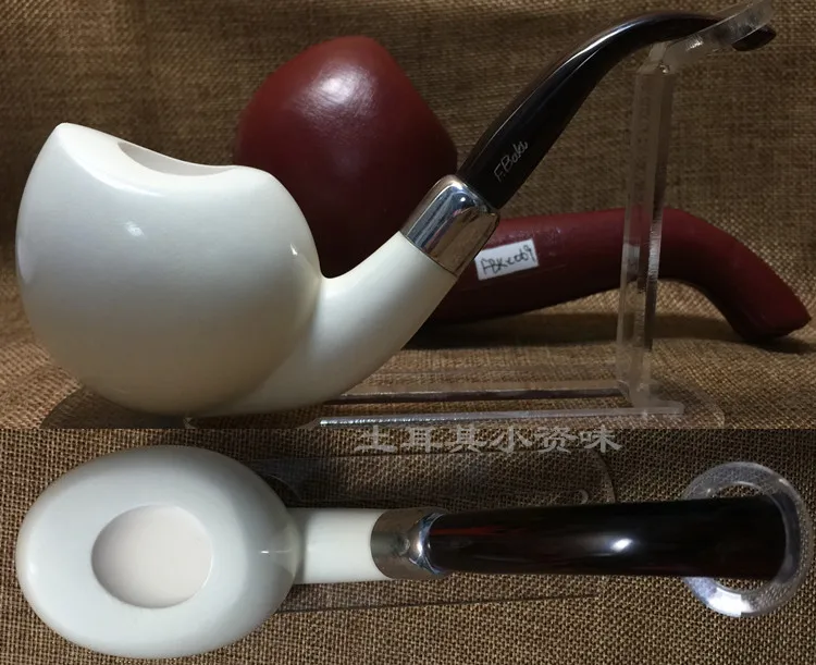 FBK. C080 тончайший блок Турецкая Meerschaum труба от master Fikri Baki трубка для курения табака