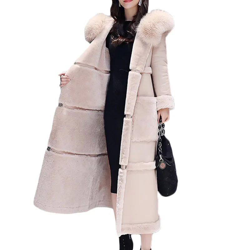 Зимняя хлопковая одежда больших размеров пальто женская модная плотная теплая