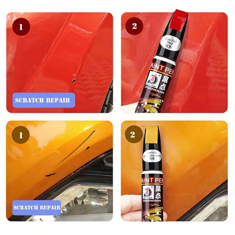 Покрытие автомобиля царапины Чистый Ремонт краски ручка Touch Up водонепроницаемый удаления аппликатор утилита инструмент