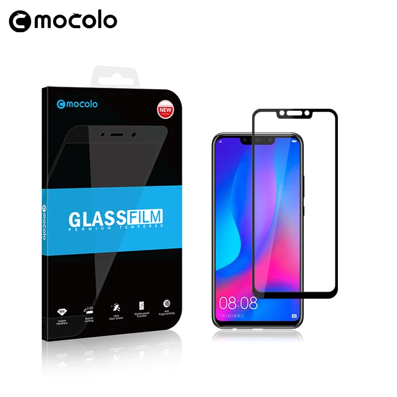 Ударопрочное закаленное стекло Mocolo HD для Huawei Nova 3 защита экрана с полным