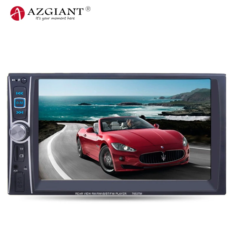 AZGIANT6.6 &quotHD Автомобильный Mp5 навигатор 7 цветов подсветка Bluetooth ручной интернет