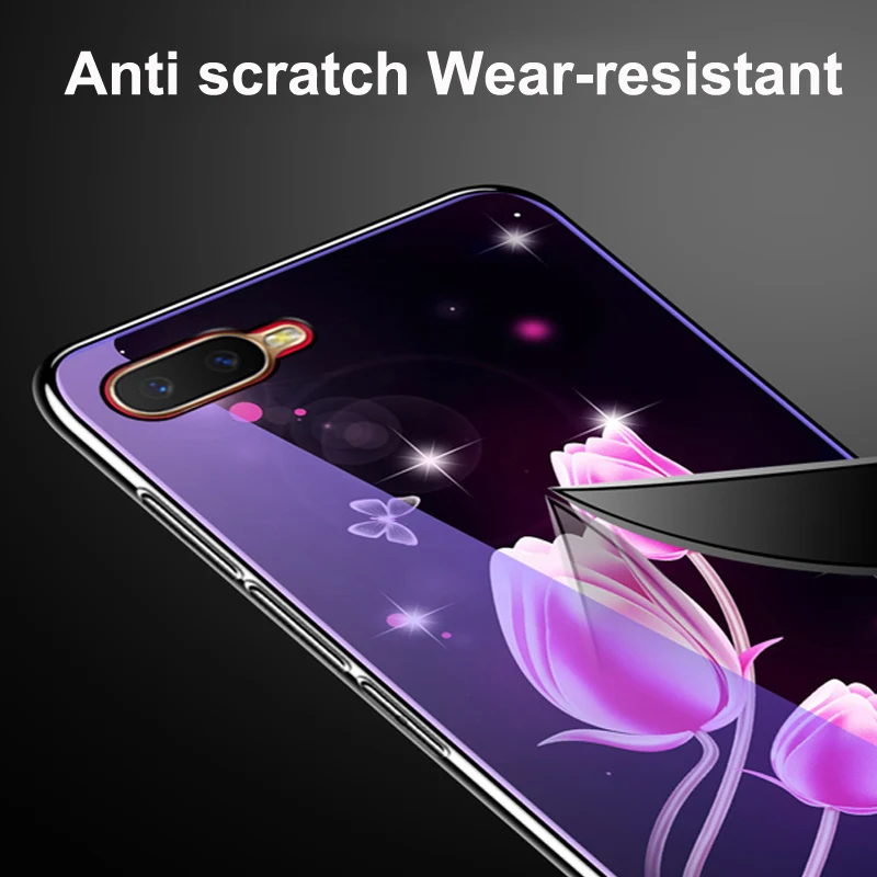 Чехол для OPPO R15x с изображением волка оленя синего закаленного стекла чехол OPPOR15x