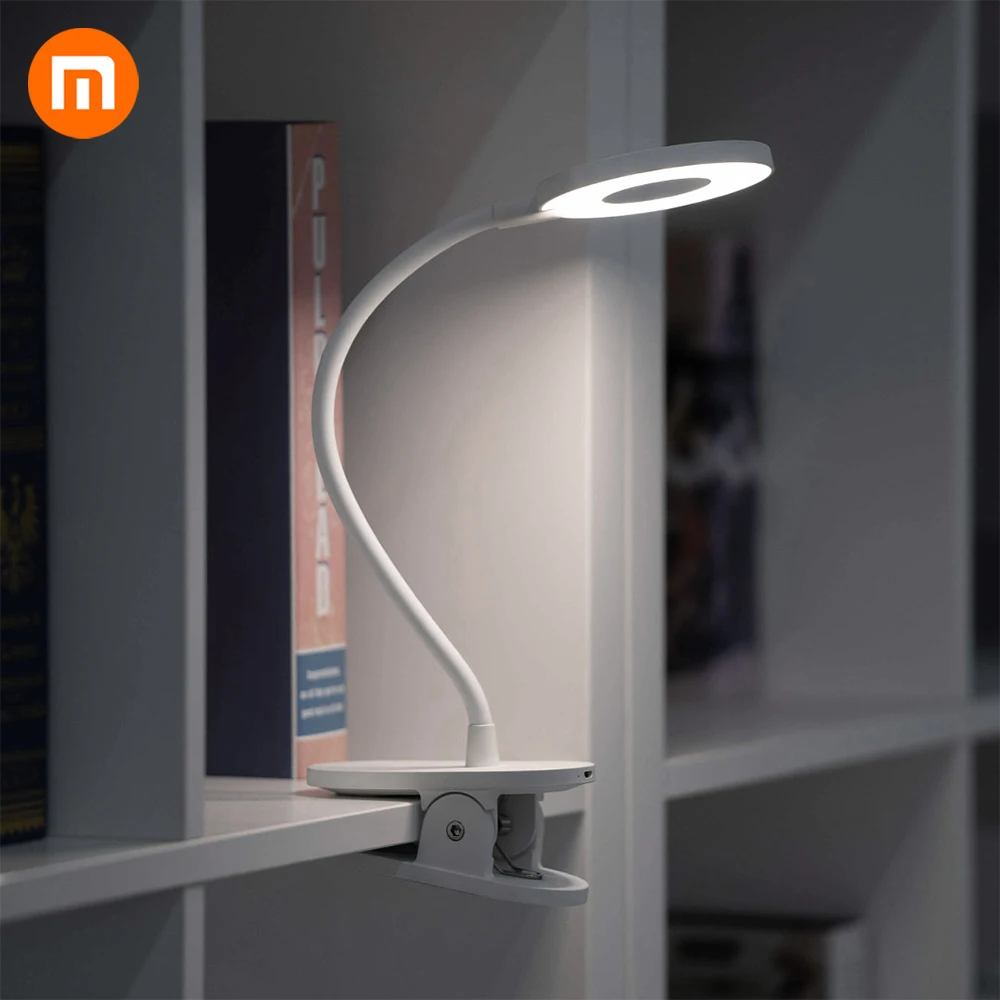 Xiaomi Mijia Yee светильник Настольная лампа диммер перезаряжаемый с зажимом для чтения книг ночной Светильник для детской спальни гостиной