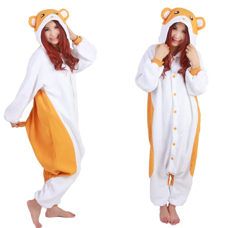 Трико комбинезон Hamtaro Kigu для взрослых мужчин и женщин флисовый на хэллоуин