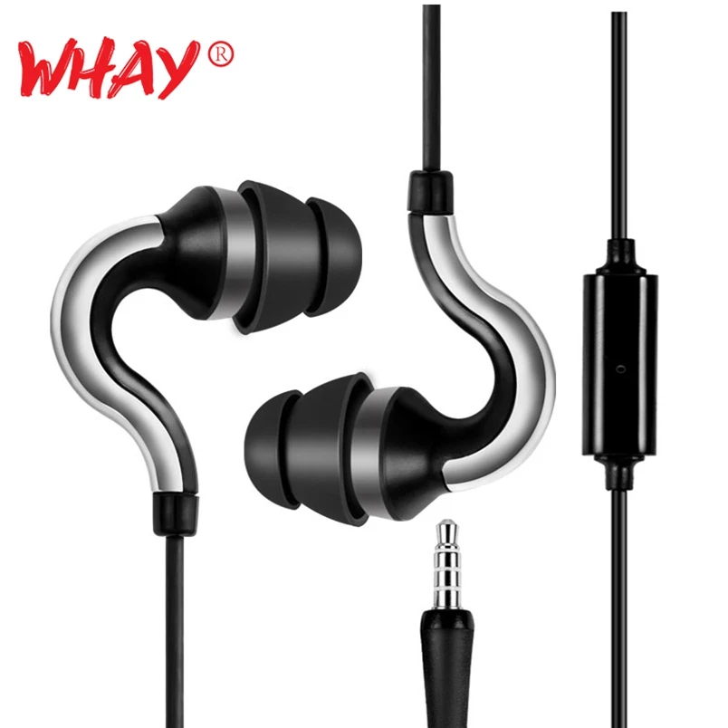 WhaY 3 5 мм наушники-вкладыши наушники HiFi стерео звук стильные стереонаушники с