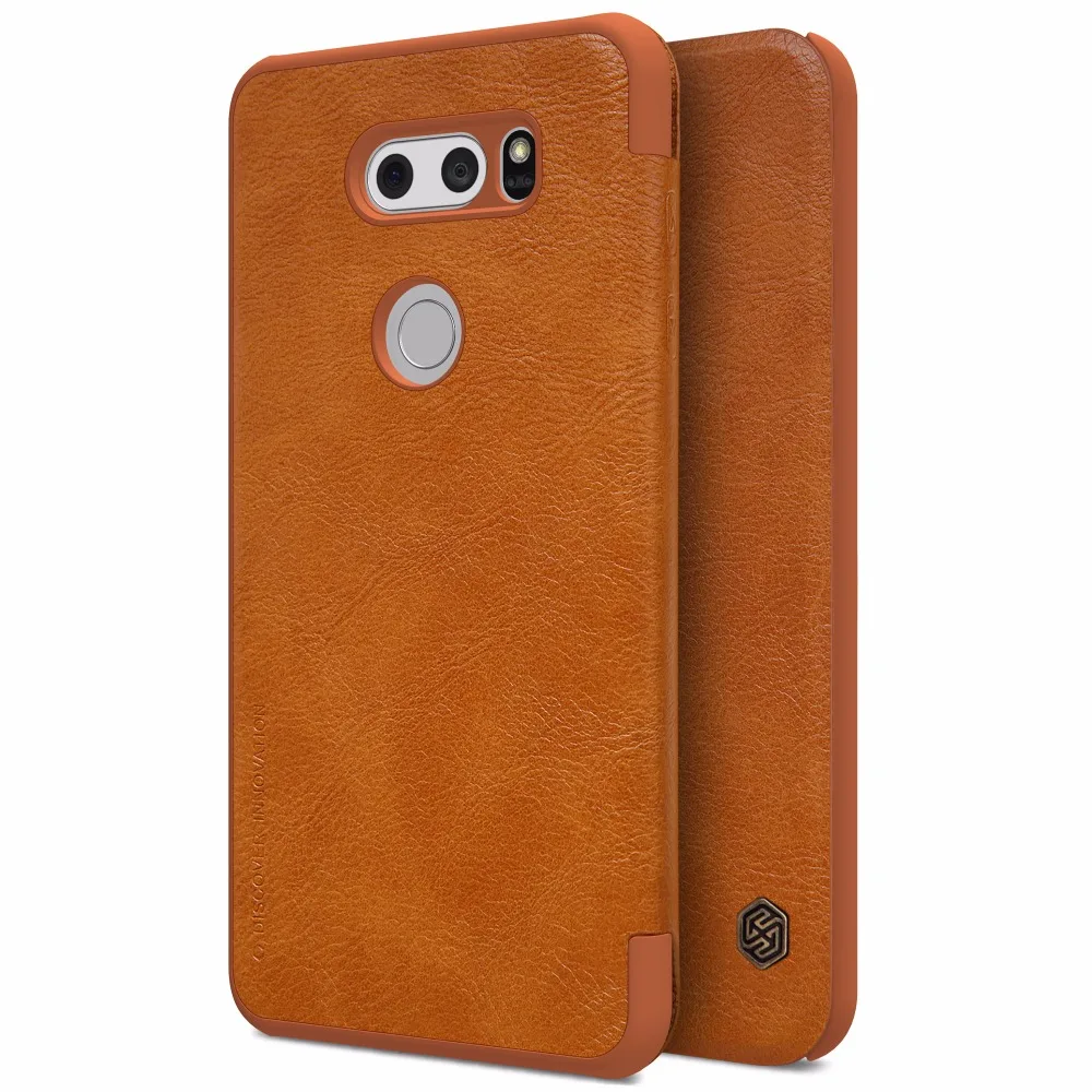 Флип чехол Nillkin Qin для LG V30 высококачественный защитный телефона|case for lg|flip casecase |