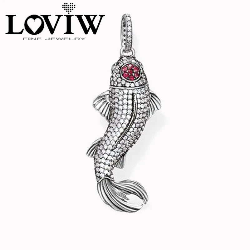 Подвеска в виде рыбы кои европейском стиле Изящные Ювелирные изделия панк для