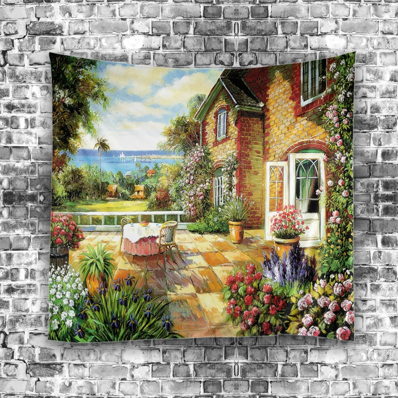 Новинка 8659 гобелен в американском сельском стиле с натуральным живописным