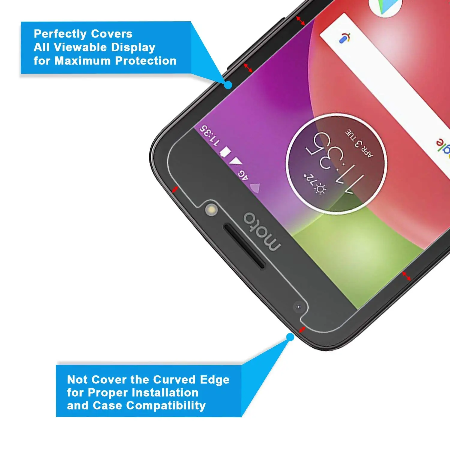 9H 2.5D Закаленное стекло для Motorola Moto E4 Plus, Защитное стекло для экрана, Защитная пленка для телефона Moto E4, закаленное стекло