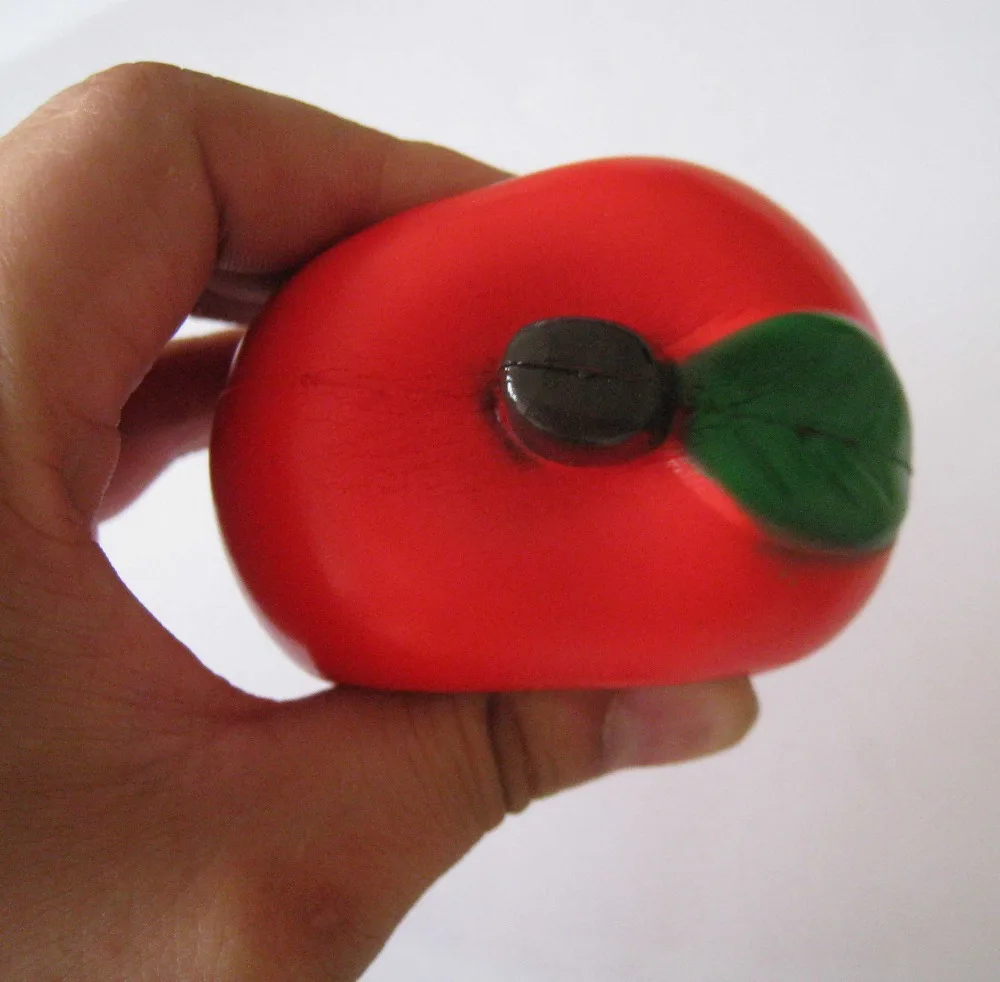 Бесплатная доставка 7 см из искусственной кожи мягкого вспененного материала apple