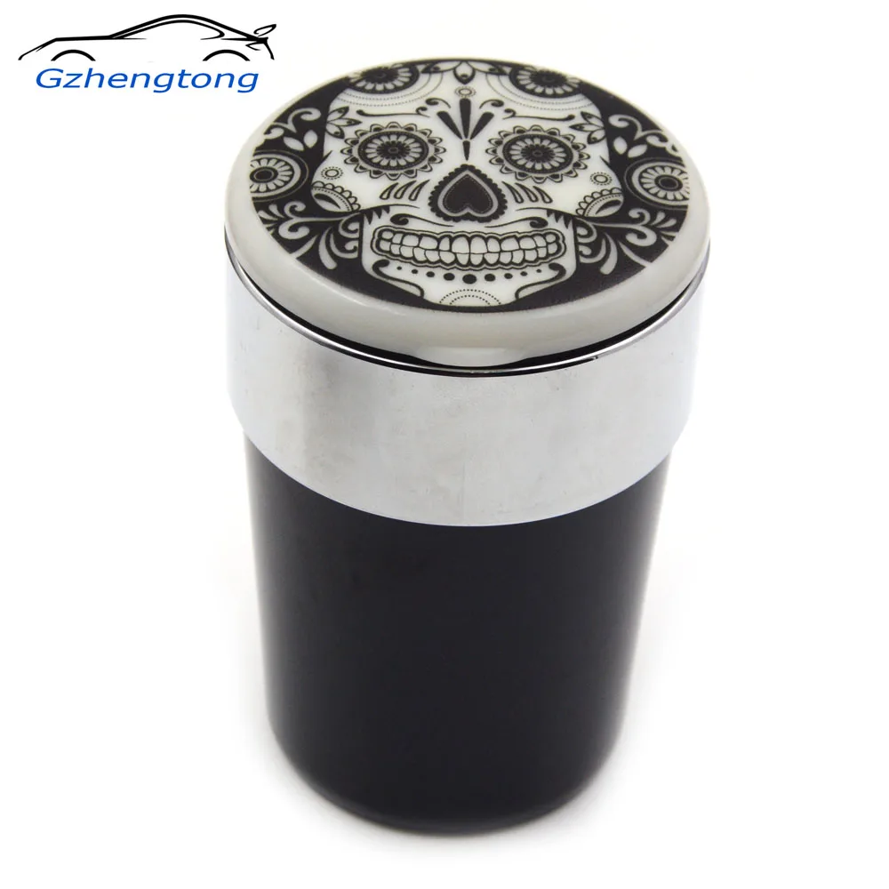 Gzhengtong Smile Skull автомобильный пепельница для сигарет держатель курения табак