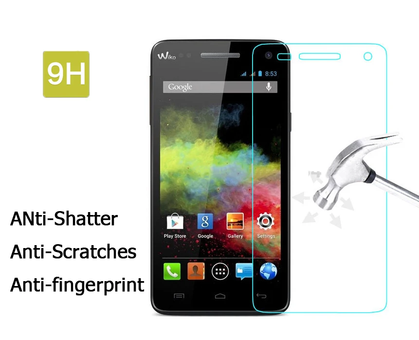 Закаленное стекло для Wiko view 2 Pro Lite lenny 3 4 sunny2 plus tommy wim upulse lite kenny harry Защитная пленка