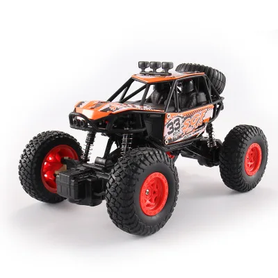Оранжевый 4WD RC автомобили бесщеточный Радиоуправление Багги Дистанционное управление автомобиль Рок Гусеничный высокоскоростной грузовик внедорожные Грузовики Игрушки для детей - Цвет: Оранжевый
