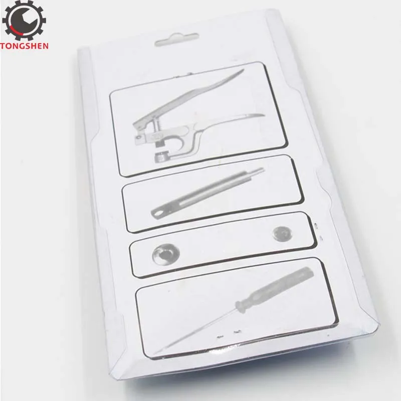 Metal Press Pliers Plastic Snaps Hand-held Tool Installs T3 T5 T8 Kam No-Sew Button Snap Fastener Attacher Punch | Дом и сад