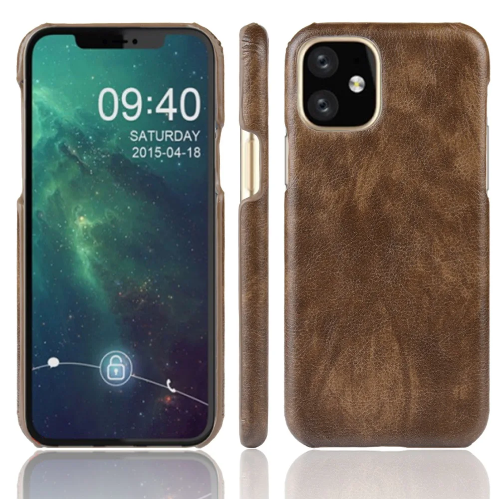 Противоударный роскошный кожаный жесткий чехол накладка для iPhone 11 Pro Max 2019 дюйма 5