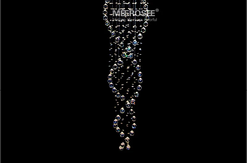 Длинный дизайнерский Хрустальный потолочный светильник спиральные люстры лампа