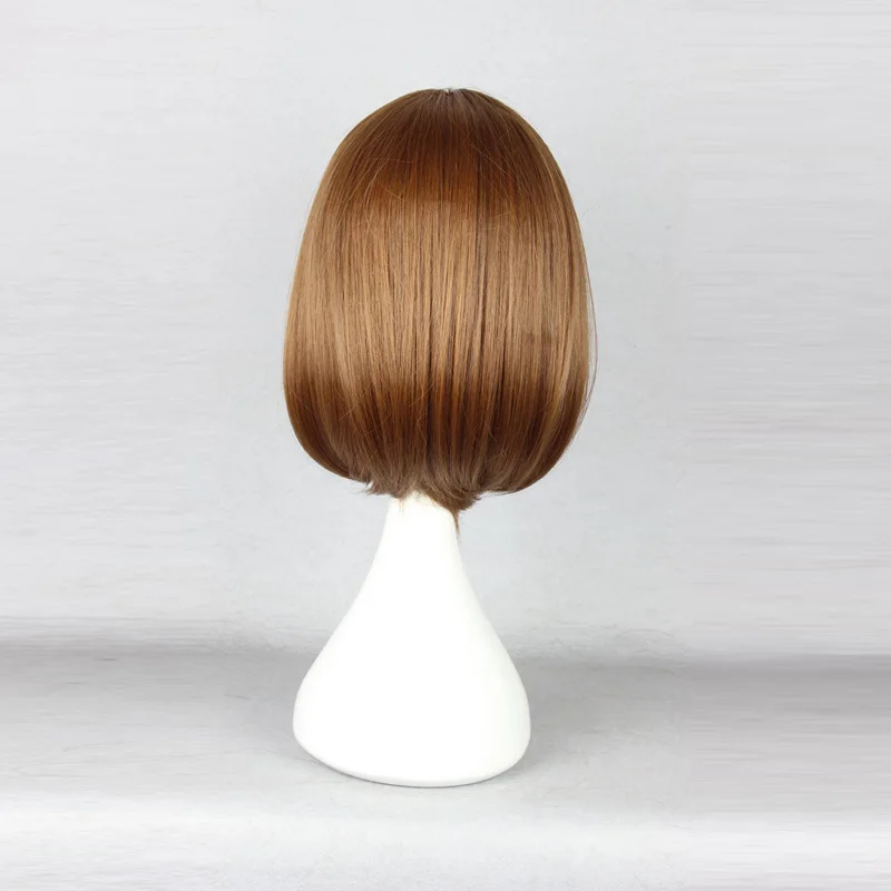 Brown Chara Frisk Wig - Undertale Cosplay Wigs with Heat Resistant Synthetic Hair and Bonus Wig Cap image 4