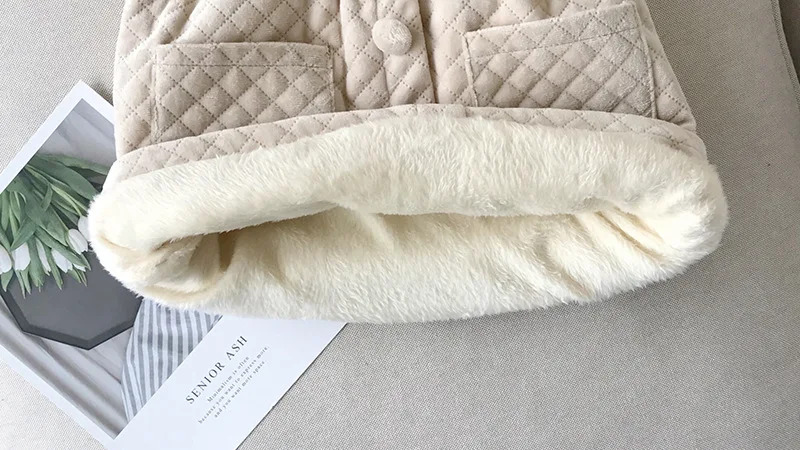 Юбки для девочек в Корейском стиле детская зимняя фланелевая юбка клетку