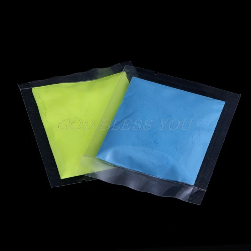 12 Colors Fashion Super Bright Glow in the Dark Powder Glow Luminous Pigment Fluorescent Powder Brightly Colored Powder 10g/bag