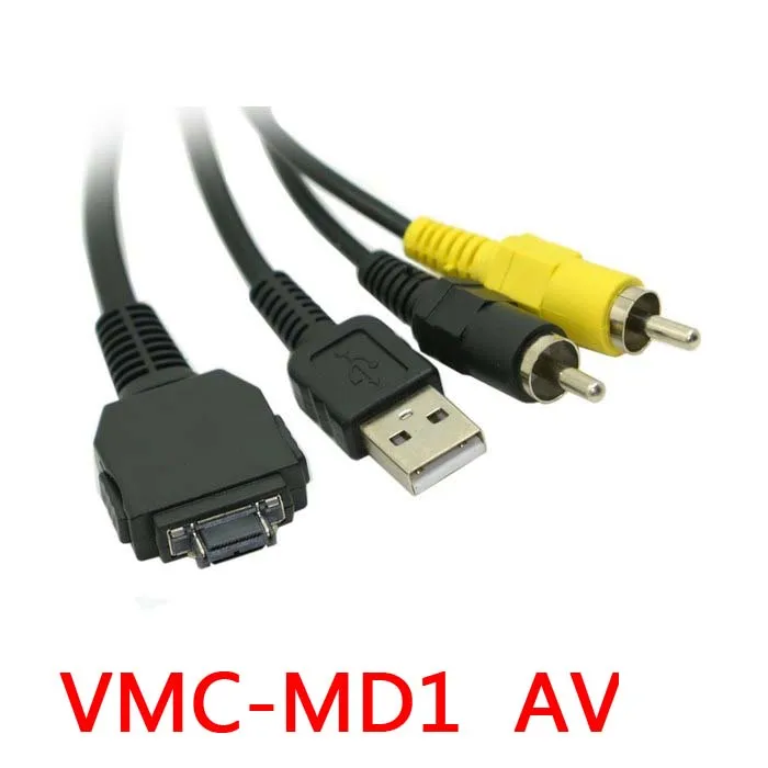 Новый USB и AV TVOUT кабель для Фотоаппарата Sony|av cable for camera|usb usbav sony |