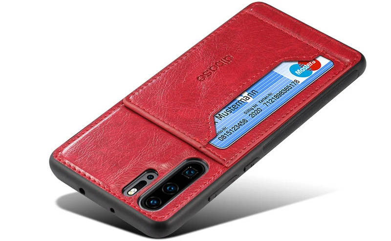Кожаный чехол Hawei P Smart Plus Y7 для задней панели huawei P20 P30 Mate20 X Pro Lite Honor 10 20 V20 10i 10lite Nova 3 3i 4