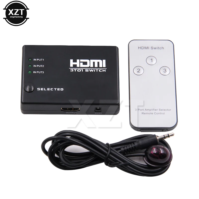 3 порта 1080P видео HDMI-совместимый переключатель разветвитель порты Sup 3D для HDTV PS3