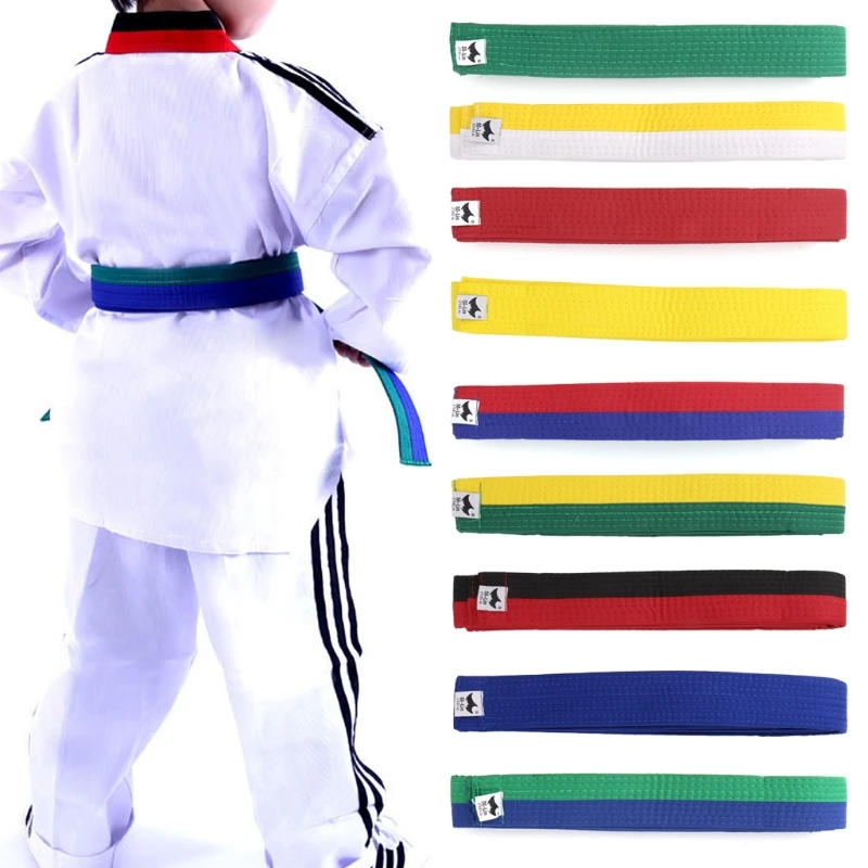 Профессиональный пояс для тхэквондо каратэ дзюдо двойная накидка боевых