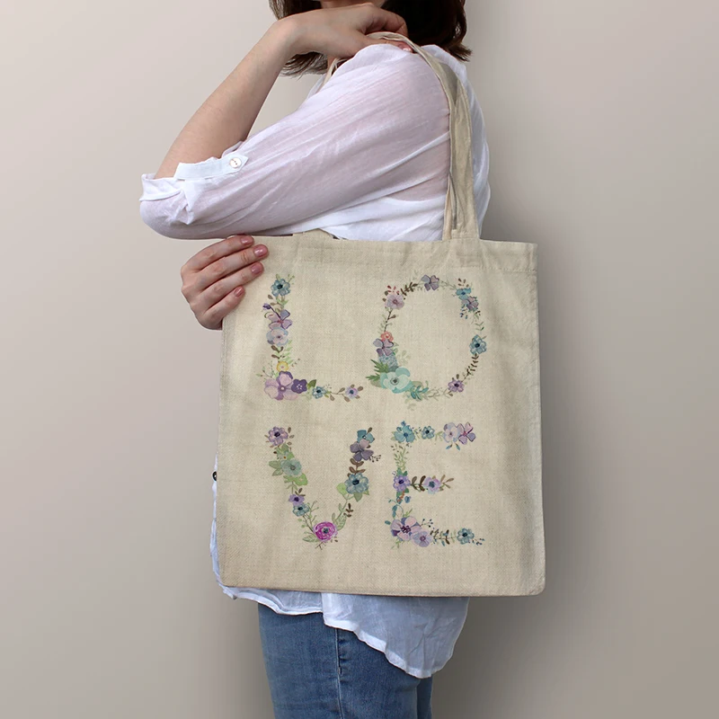 

flowers love Storage Bag Picnic Dinner Cold Insulation Bag Lunch Bag Fruit Container Handbag Drop Shipping