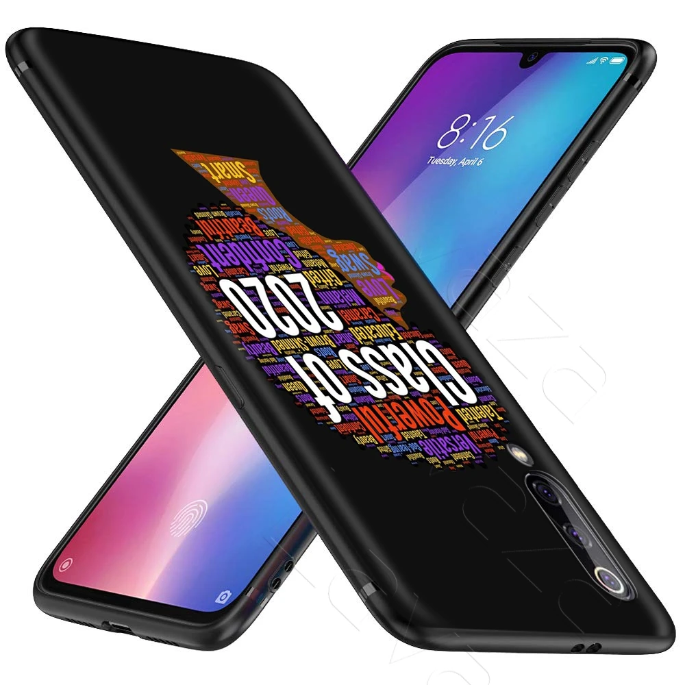 Черный чехол для Xiaomi Redmi Note 8 9 9SK30 Pro MI MAX 3 6 SE A1 A2 A3 10 Lite Plus 8A F1 |