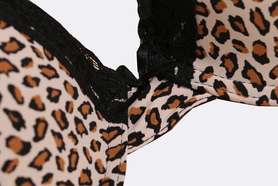 Artdewred Марка Leopard Искушение Кружево бюстгальтер Для женщин Интимная Плюс Размеры BCD Push Up Bra краткие Наборы для ухода за кожей пикантные Нижнее Бельё для девочек трусики Комплект