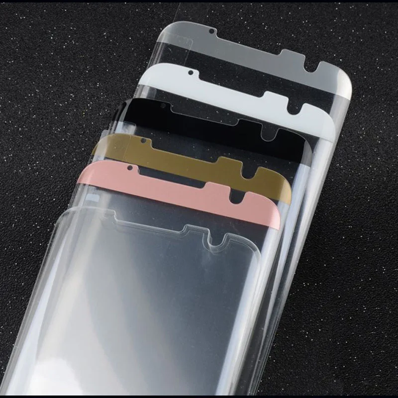 Ультратонкое изогнутое закаленное стекло для Samsung S7 Edge Защита экрана Galaxy (10