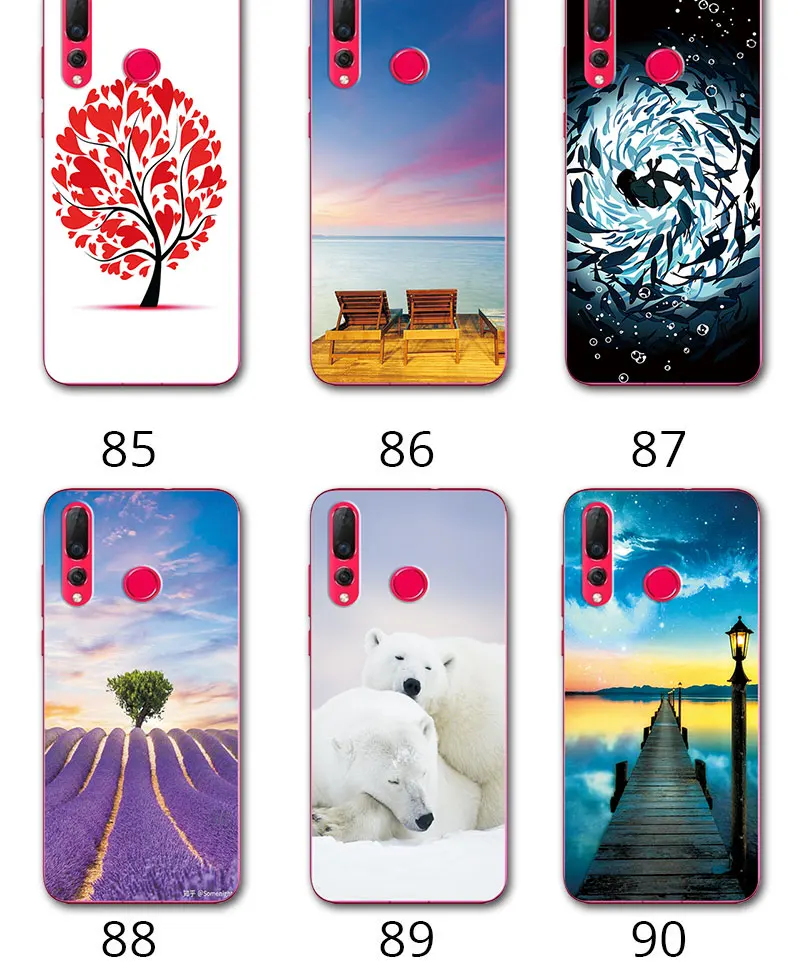Задняя крышка для huawei Nova 3 3i с изображением животных, сердечек, чехол на P Smart Plus, милый модный мягкий чехол для телефона, бампер для huawei Nova 4 3 i