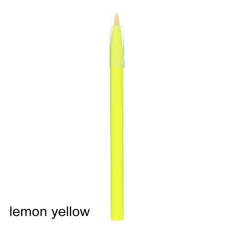 lemon yellow 10 цветов 5 мл инструменты для украшения тортов из мастики съедобные пигментные ручки портативные Рисование печенья пищевые красящие ручки торт DIY инструмент для рисования - Цвет: lemon yellow