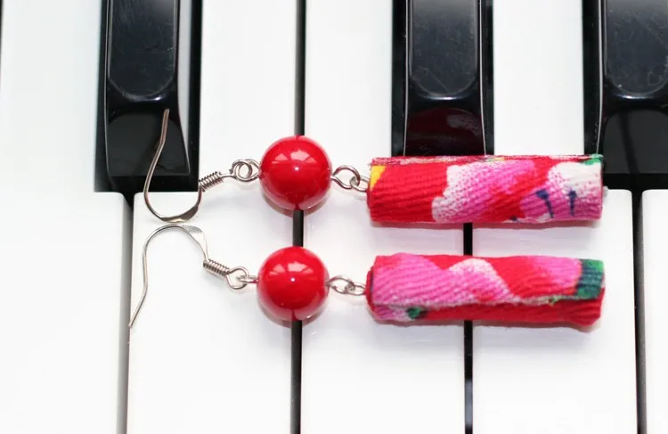 Серьги Подвески ручной работы с изображением китайского ветра из традиционной